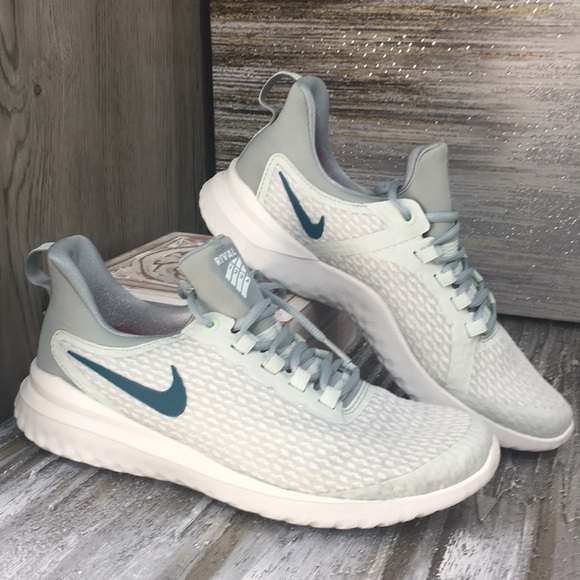 W NIKE RENEW RIVAL barely grey/geode teal
